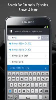 SiriusXM android App screenshot 0