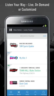 SiriusXM android App screenshot 4