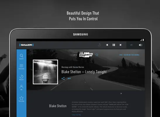 SiriusXM android App screenshot 8